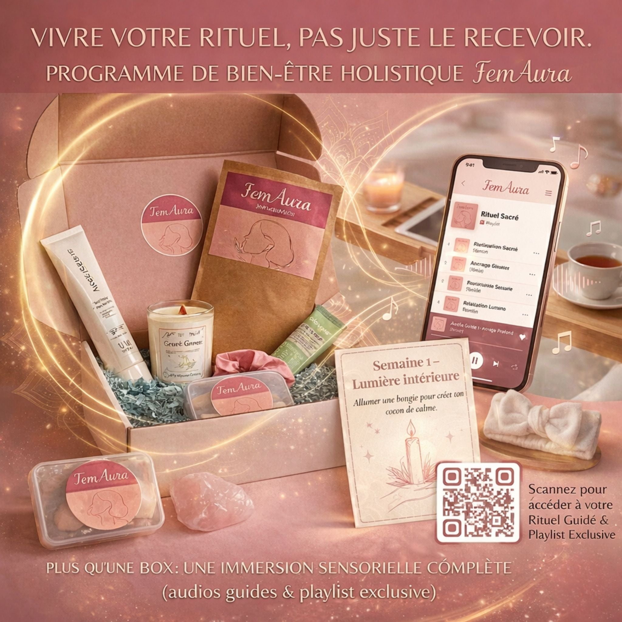 L’Expérience FemAura : Votre Rituel d'Éveil & Sérénité